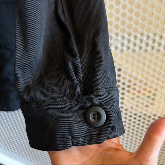 All Saints Aiya Utility Jacket Size Small in Black GUC - Picture 3 of 14